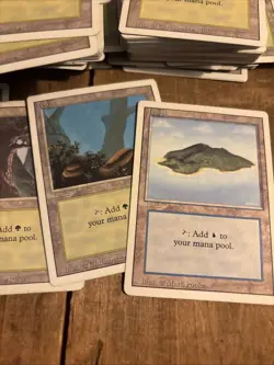 1000 + Revised Basic Lands! Magic The Gathering Vintage Cards! - Image 4