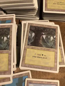 1000 + Revised Basic Lands! Magic The Gathering Vintage Cards! - Image 5