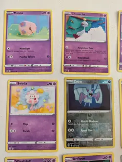 Asako Ito Psychic Pokemon Crocheted Art Card Lot Of 9 Espurr Litwick Full Page - Image 2