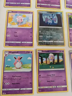 Asako Ito Psychic Pokemon Crocheted Art Card Lot Of 9 Espurr Litwick Full Page - Image 3