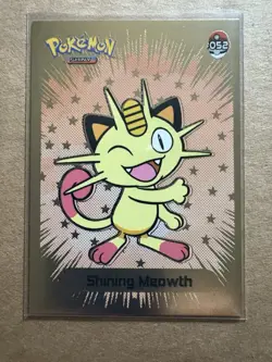 Shining Meowth #52 - Gold Holo - Shiny Infinity Set 2024 - Pokemon Card NM - Image 1