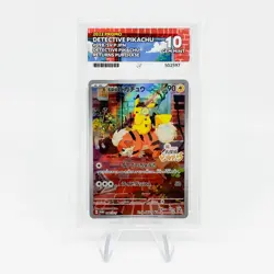 Detective Pikachu 098/SV-P ACE10 Pre-Order Pokemon Promo Card Perfect 10 - Image 1