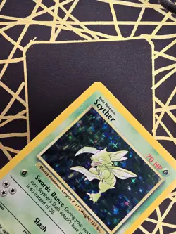 🔥 Scyther 10/64 🔥 Original Holo Rare Jungle Set Pokemon Card WOTC 1999 TCG - Image 5