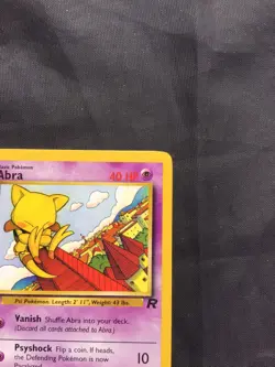 Pokemon Cards: Team Rocket 1st Edition Common: Abra 49/82 - Image 3