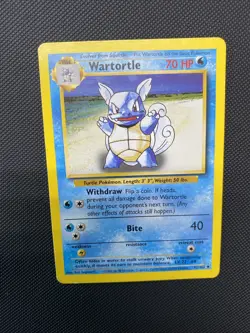 1999 Wartortle Evo Box Error Misprint Pokemon Card Base Set NM - 42/102 - Image 4