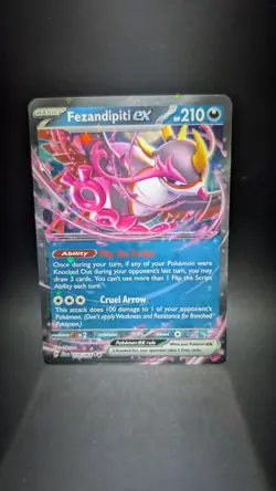 Fezandipiti Ex Double Rare Card Shrouded Fable Near Mint Condition - Image 1