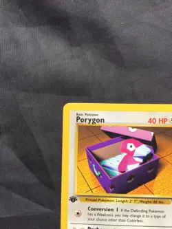 Pokemon Cards: Team Rocket 1st Edition Uncommon: Porygon 48/82 - Image 2