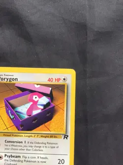 Pokemon Cards: Team Rocket 1st Edition Uncommon: Porygon 48/82 - Image 3