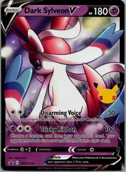 Dark Sylveon V SWSH134 SWSH: Sword & Shield Promo Cards Holo - Image 1