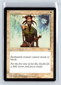 PACIFISM - MTG Magic the Gathering Card - Mirage - Common - Image 1