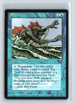 SEA TROLL - MTG Magic the Gathering Card - Homelands - Uncommon - Image 1