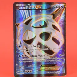 Pokemon TCG English Card XY Breakthrough Glalie EX 155/162 Full Art - Image 1