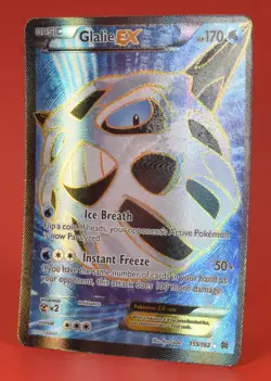 Pokemon TCG English Card XY Breakthrough Glalie EX 155/162 Full Art - Image 4