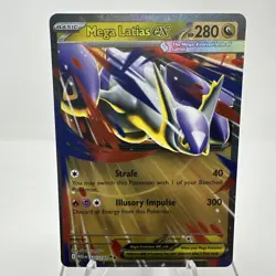 Mega Latios ex 100/132 Mega Evolutions Pokemon Card TCG NM - Image 1