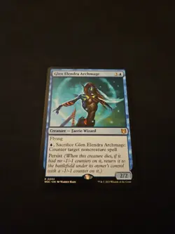 MTG Glen Elendra Archmage Wilds of Eldraine Commander Card #0094 - Image 2
