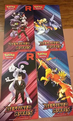 Pokemon Trading Card Game Destined Rivals Marketing Posters 5 Piece - Image 2