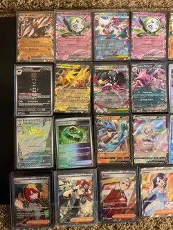 Pokemon TCG 20 card lot Ex cards, Illustration rares, Pokeball foils, Full Arts! - Image 3