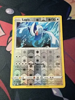 Pokemon Lugia Reverse Holo Rare Trading Card - Vivid Voltage 132/185 - Image 1