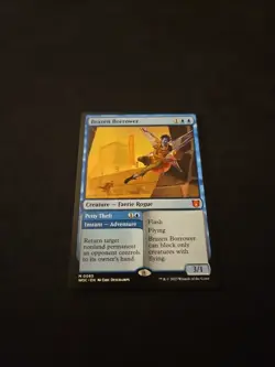 MTG Brazen Borrower Throne of Eldraine Regular Card NM Condition - Image 2