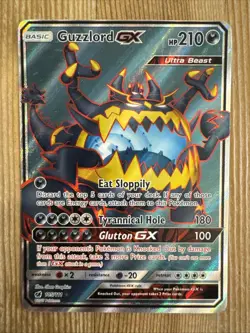 Guzzlord GX - 105/111 - Pokemon Crimson Invasion Sun Moon Full Art Card MP - Image 1
