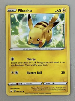 Pikachu Fans Pokemon Card Collection Set of 9 Pikachu English Cards NM - Image 3