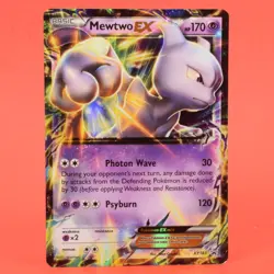 Pokemon TCG English Card XY Promo Mewtwo EX XY183 Holo - Image 1
