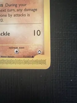 Pokemon TCG Aquapolis Cubone Card Regular, Common, 72/147 LP - Image 4