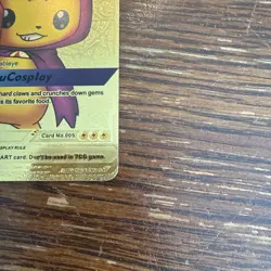 Pokemon Pikachu Mega Sableye 480HP Gold Foil Card Full Fan Art 005 - Image 4