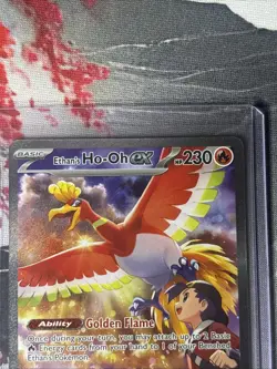 Ethan’s Ho-Oh EX 230/182 Full Art Pokemon Card - DR1N - Pulled Today, New/Mint - Image 4
