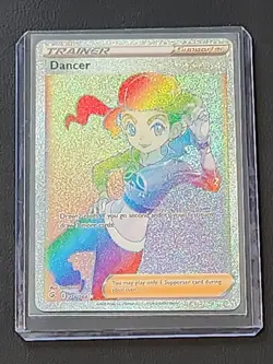 Dancer 274/264 Rainbow Secret Rare Trainer Card Fusion Strike Pokemon TCG NM - Image 3