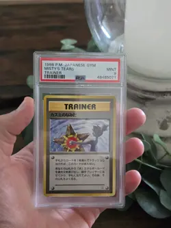 Pokemon Card Misty Tears Banned Artwork Rare Japanese Gym heroes 1998 PSA 9 - Image 1