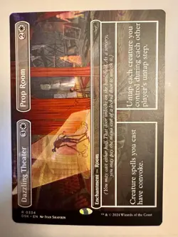 MTG Dazzling Theater Prop Room 334 Duskmourn Rare Borderless Room - Image 1