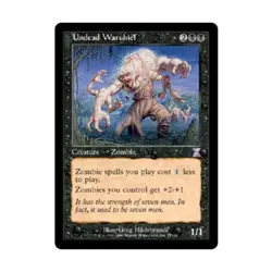 WOTC MtG Time Spiral Undead Warchief (R) EX - Image 1