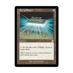 WOTC MtG Scourge Ark of Blight (U) (Foil) NM - Image 1