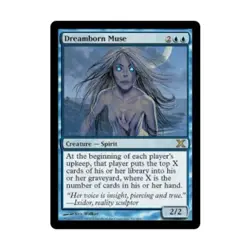 WOTC MtG 10th Ed Dreamborn Muse (R) VG - Image 1