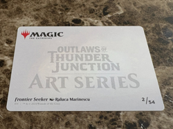 FRONTIER SEEKER Magic MTG Outlaws of Thunder Junction Art Series - Image 2