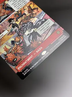 2025 MTG Maximum Carnage (Borderless) Marvel's Spider-Man Foil Enchanment - Image 3