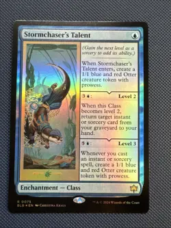 MTG Stormchaser's Talent - Bloomburrow (BLB) NM Foil - Image 1
