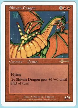 Shivan Dragon 2000 Beatdown Red Rare Creature MTG NM AZ1 - Image 1