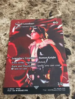 SQUALL LEONHEART - Danitha Capashen Paragon Magic MTG Final Fantasy Borderless - Image 1