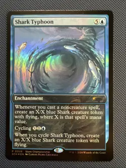 MTG Shark Typhoon - Game Day & Store Championship Promos (GAME) NM Foil - Image 1