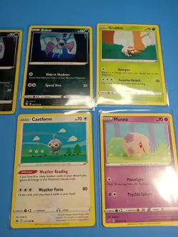 Pokemon TCG Crocheted Art Lot of 5 by Asako Ito - Includes 1 Reverse Holo NM - Image 2