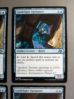 4X - MTG - MAGIC THE GATHERING AETHERDRIFT GUIDELIGHT OPTIMIZER NM/M - Image 2