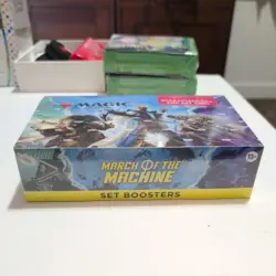 MTG Magic:The Gathering March of the Machine Set Booster Box 30 Packs New Sealed 195166207247 - Image 1