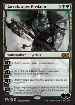 1 x Garruk, Apex Predator - Magic 2015 - NM-Mint - MTG - Image 1