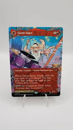 MTG Gwen Stacy 209 Mythic Borderless Marvel Spider-Man - Image 1