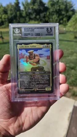BGS 8.5 Guile, Sonic Soldier Street Fighter x Magic Secret Lair MTG #434 - Image 1
