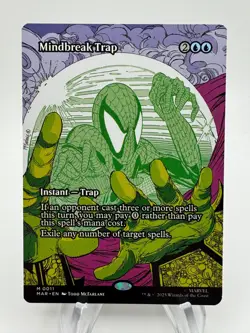MTG Marvel's Spider-Man MINDBREAK TRAP Borderless Mythic #0011 - Image 1