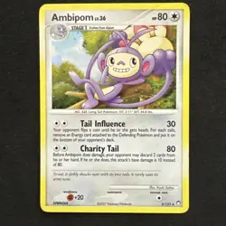Ambipom 3/123 Mysterious Treasures Holo Pokemon - Image 1