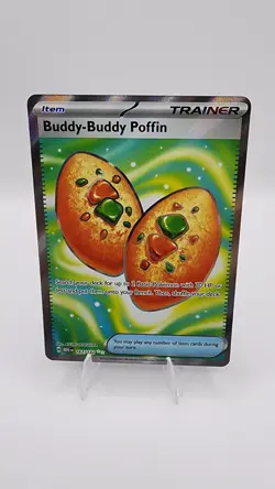 Pokemon TCG Mega Evolution Buddy-Buddy Poffin 167/132 English NM 2 - Image 1